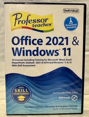 Professor Teaches Office 2021 & Windows 11 with Skill Assessment - CD/DVD