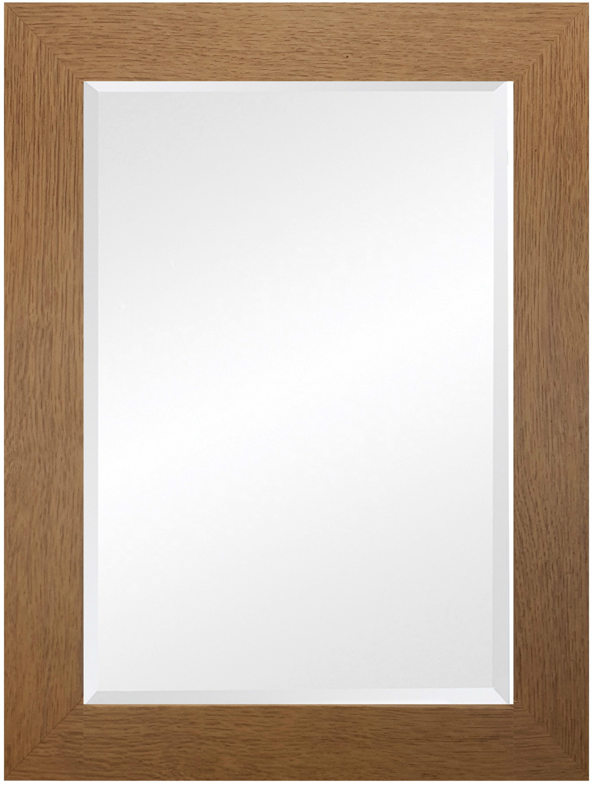 Metro Bevelled Mirrors In White Black Or Oak Quality Mdf Wood