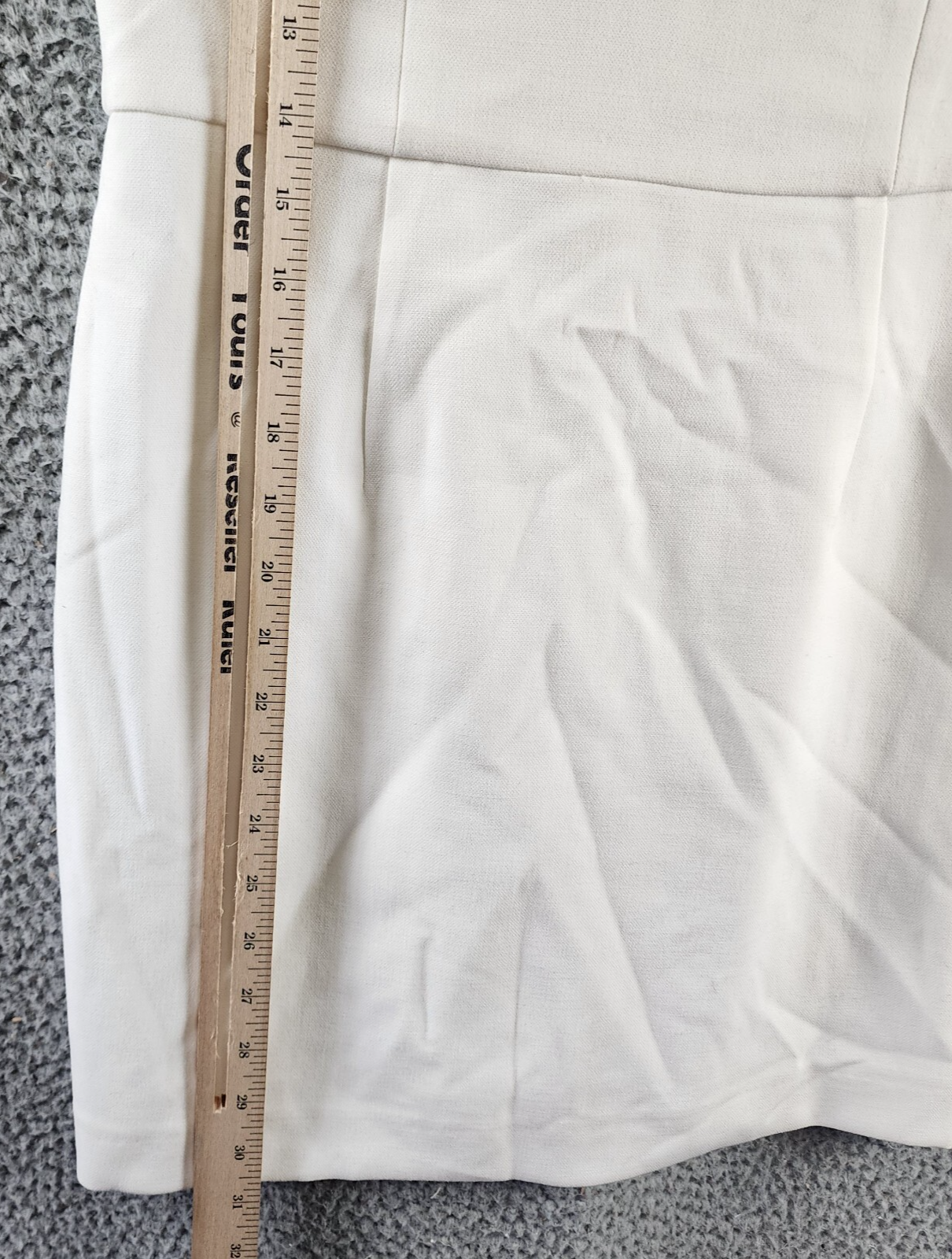 FRENCH CONNECTION Whisper Corset Dress Women's 8 Sumer White Back Zip Closure - Picture 7 of 13