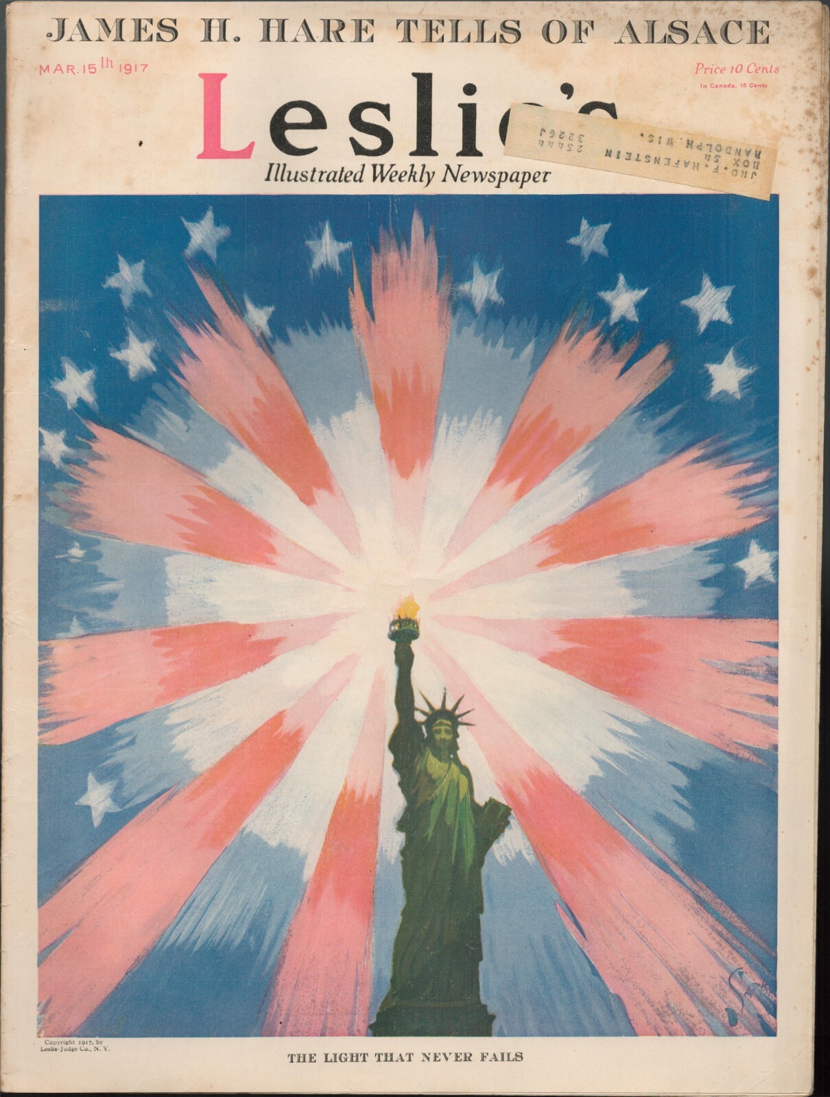 leslie's magazine--Maech 15 1917-----21 | eBay