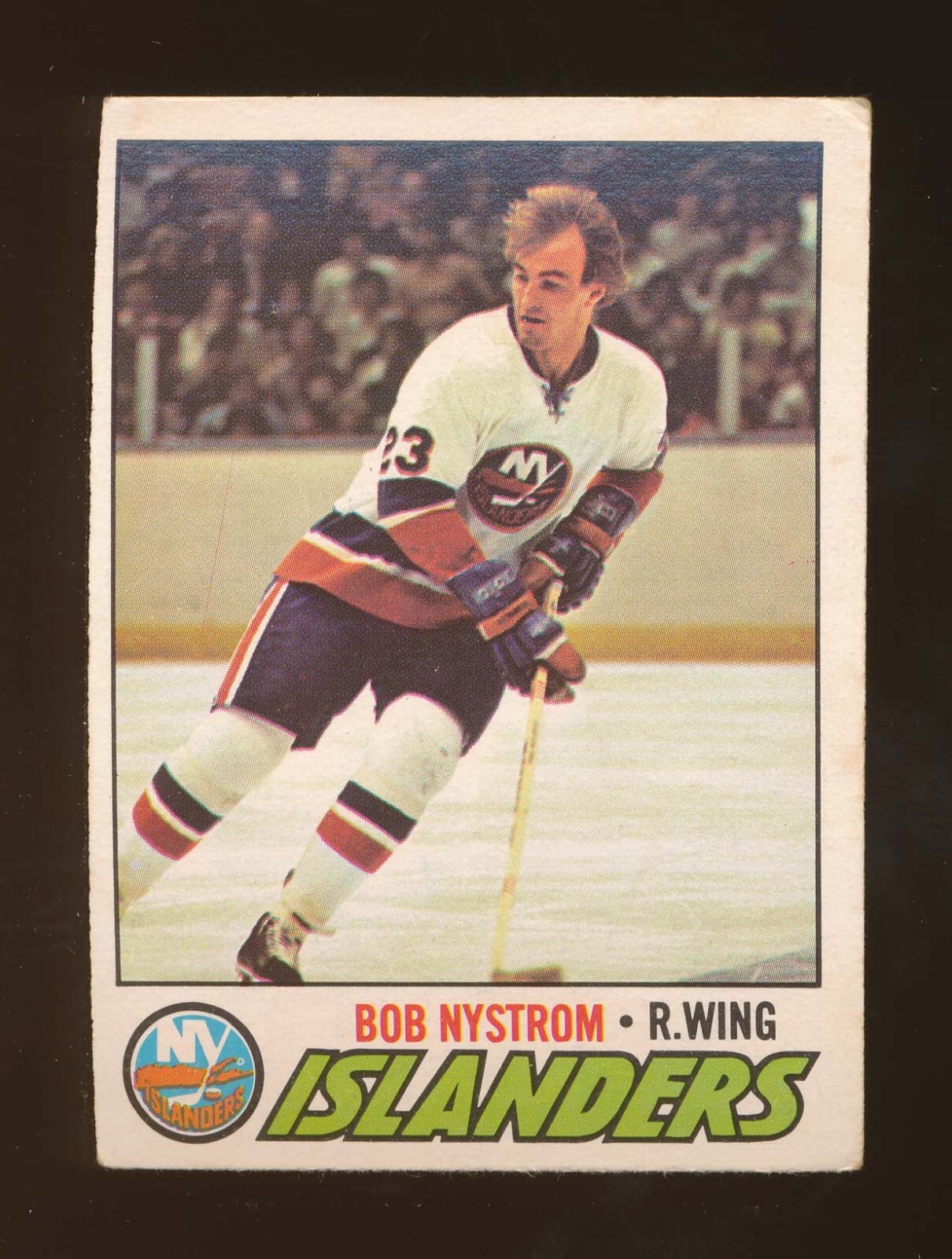 1977-78 O-Pee-Chee #62 Bob Nystrom New York Islanders hockey