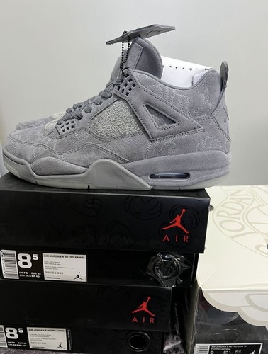 Size 8.5 - Jordan 4 Retro x KAWS Cool Grey 2017 685068914386