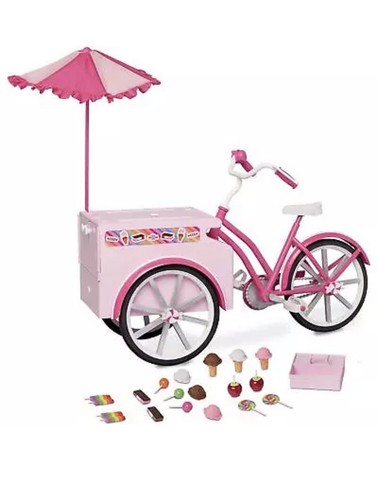 RARE Brand New My Life As treat cycle, treats bicycle cart for 18'' dolls
