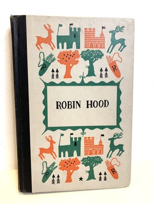 Vintage Robin Hood by Howard Pyle Hardcover Book 1960 Jr. Deluxe Edition