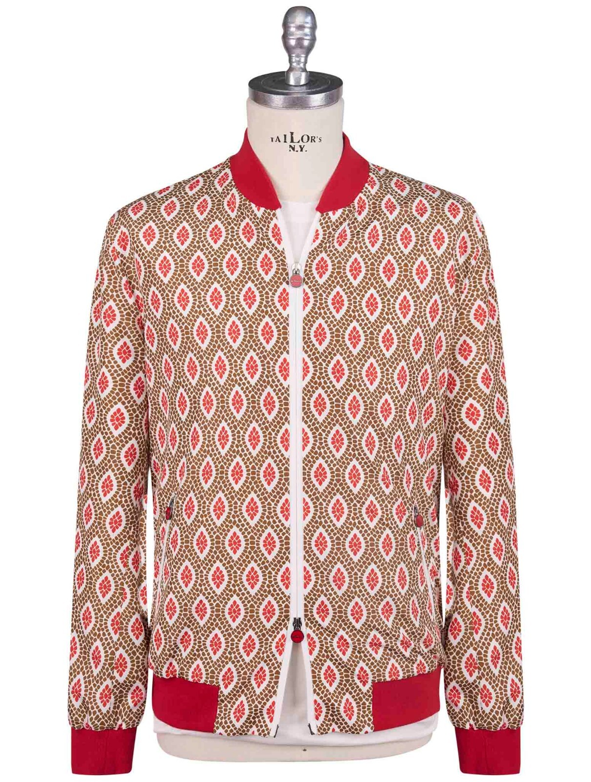 Pre-owned Kiton Coat 100% Sz 40 Us 50 Eu Tc56 In Multicolor
