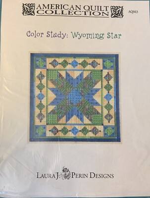 Laura J. Perin Needlepoint Chart  Color Study: Wyoming Star 