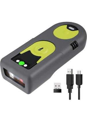 Wireless Scanner Portable 2.4Ghz USB , Bluetooth BCST-42 2D 1D QR Inateck