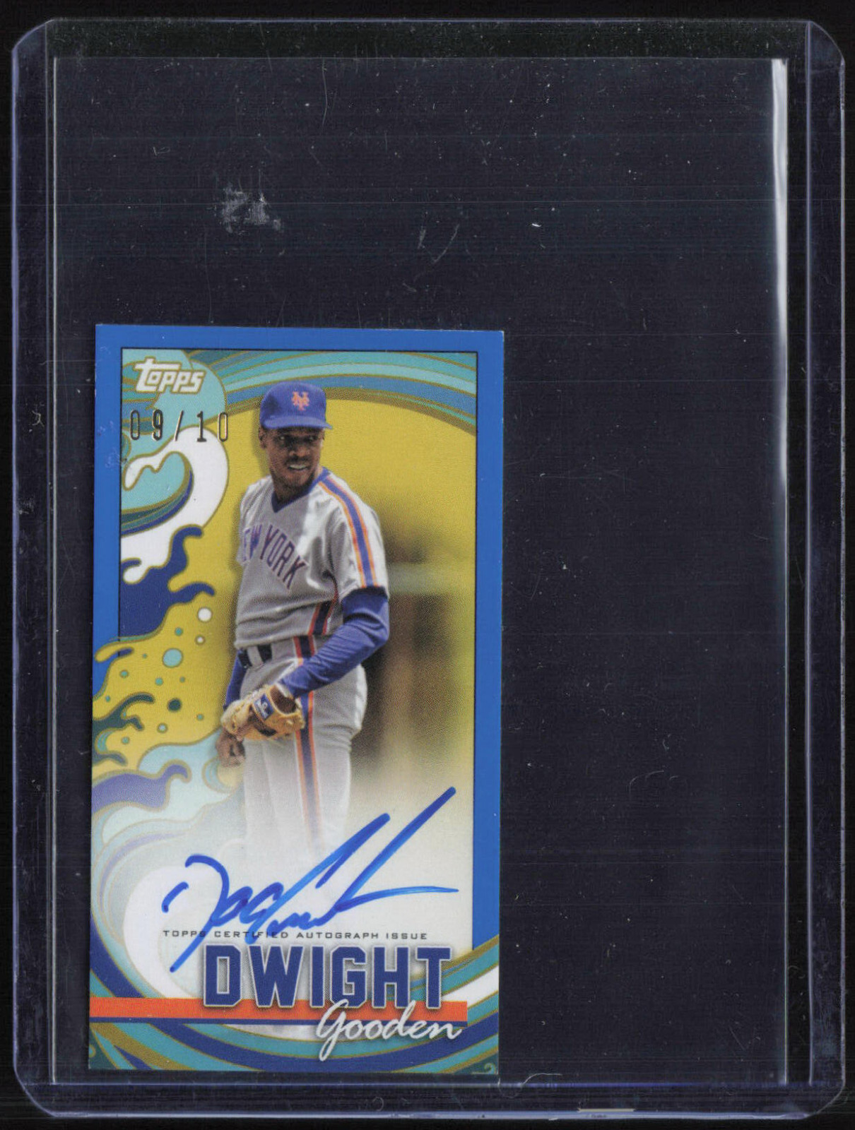 2022 Topps Rip Mini Blue Dwight Gooden /10 Auto Autograph