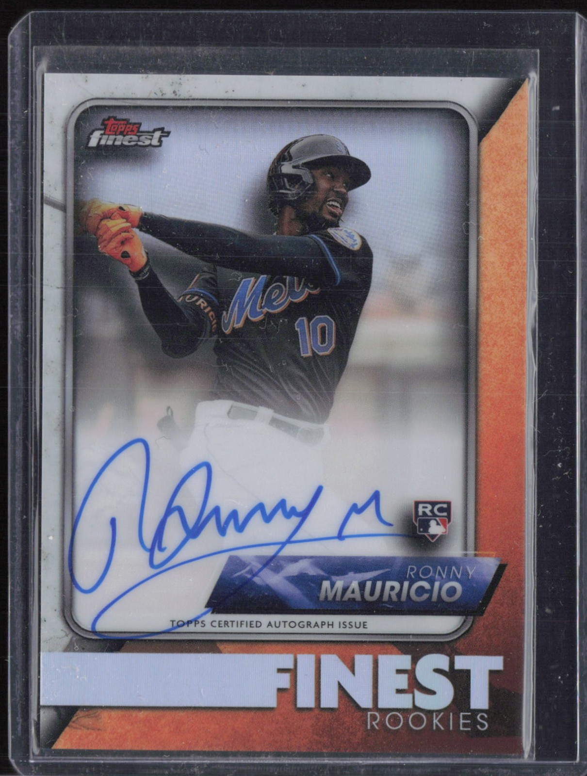 2024 Topps Finest Finest Rookies Refractor Ronny Maurico Auto RC Rookie