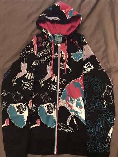 最終値下げ!! アートフルドジャー Artful Dodger ジャケット Vintage Artful Dodger All Over Print Men's Full Zip Hoodie