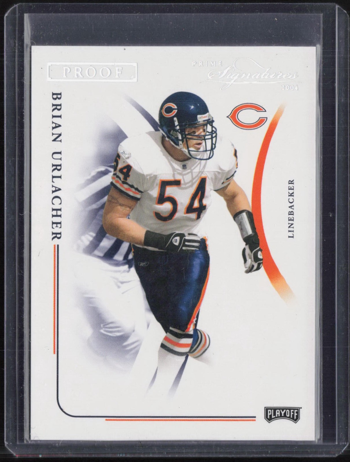 2006 Playoff Prime Signatures Football Proof #8 Brian Urlacher 14/25