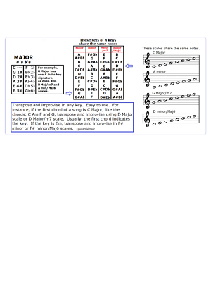 TENOR LEAD SAXOPHONE CHART - 12 SCALES SAX - SO A SONG IS IN Em, YOU JAM IN ?!