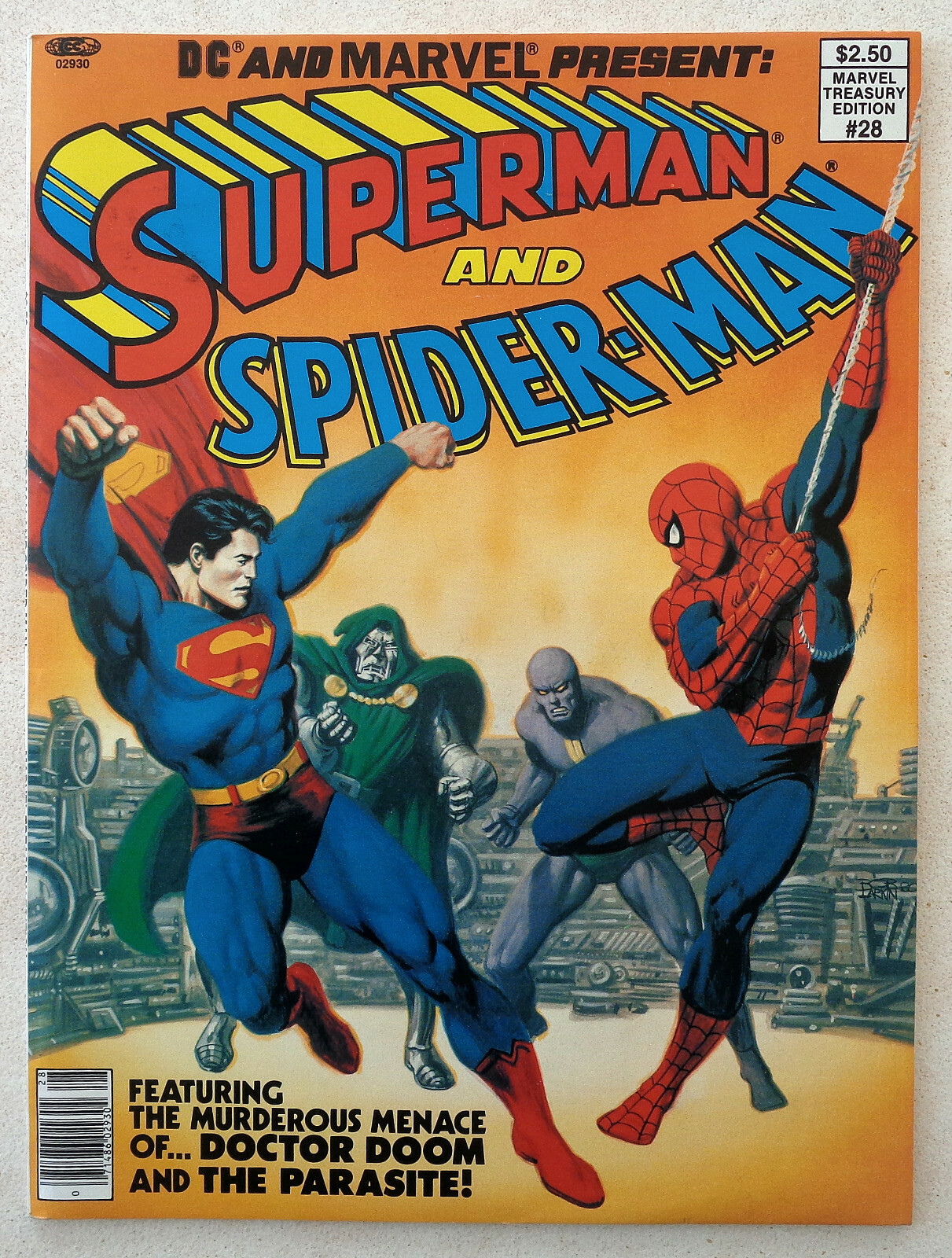 MARVEL TREASURY EDITION #28 - Superman and Spider-Man (1981) | eBay