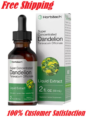 Dandelion Root Extract | 2 fl oz | Alcohol Free | Vegetarian | by Horbaach