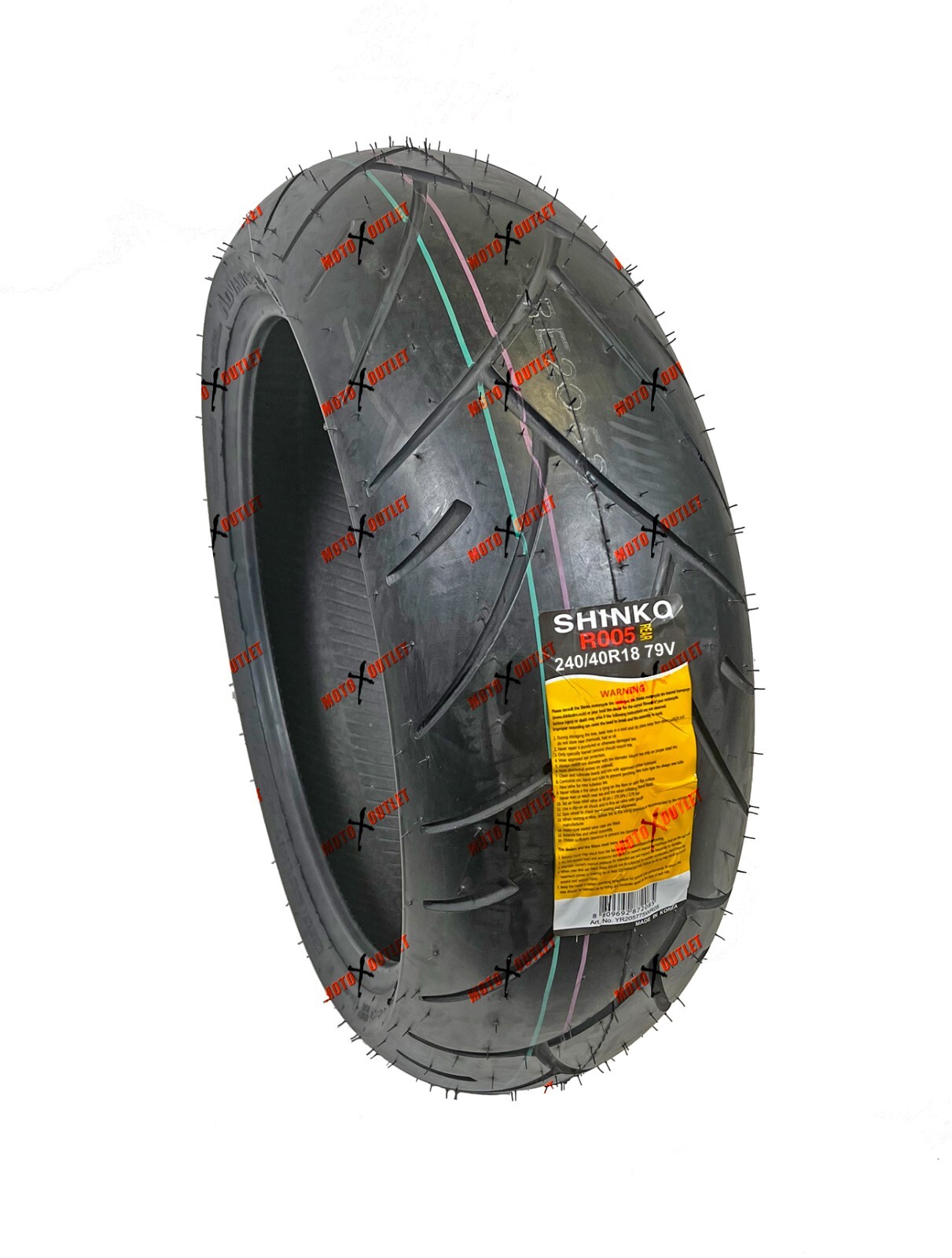 SHINKO 005 ADVANCE 240/40-18 REAR MOTORCYCLE TIRE 240 40 18 SHINKO 005 ADVANCE 240/40-18 REAR MOTORCYCLE TIRE 240 40 18