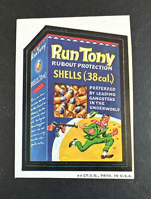 1973 WACKY PACKAGES SERIES 2 TAN BACK RUN TONY SHELLS Nm - Mint Clean