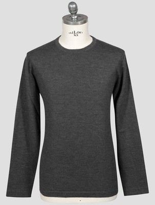 Fioroni Gray Cashmere Sweater Crewneck FI491 Man