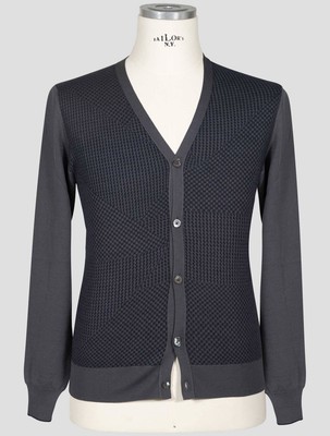 Fioroni Brown Wool Cashmere Sweater Cardigan FI689 Man