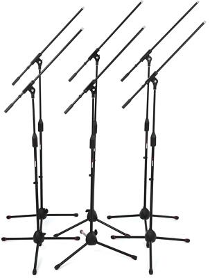 Gator Frameworks Microphone Boom Stand 6-pack with Carry Bag