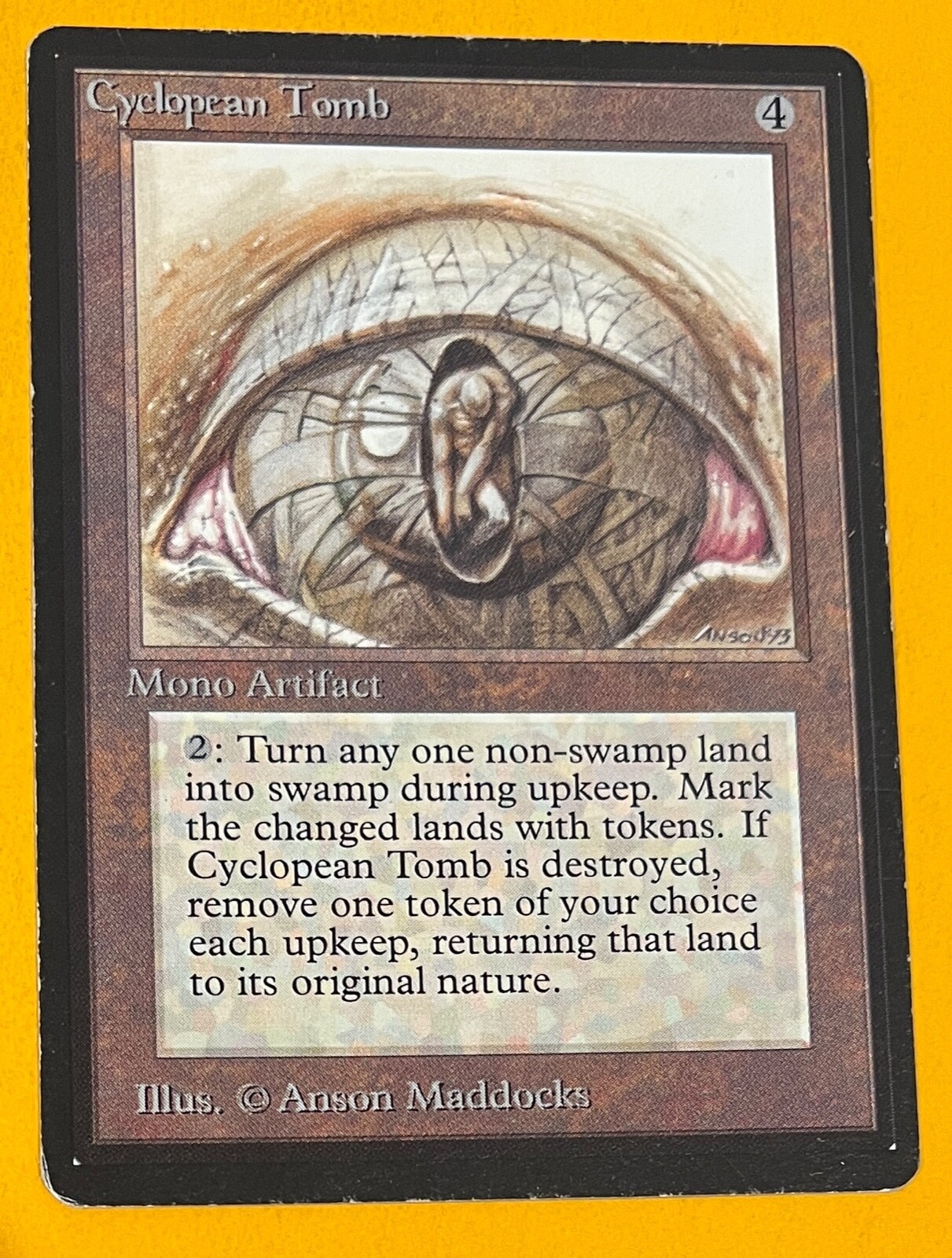 マジック：ザ・ギャザリング MTG Cyclopean Tomb LEB Inked Cyclopean Tomb (Not Tournament Legal) | 30th Anniversary