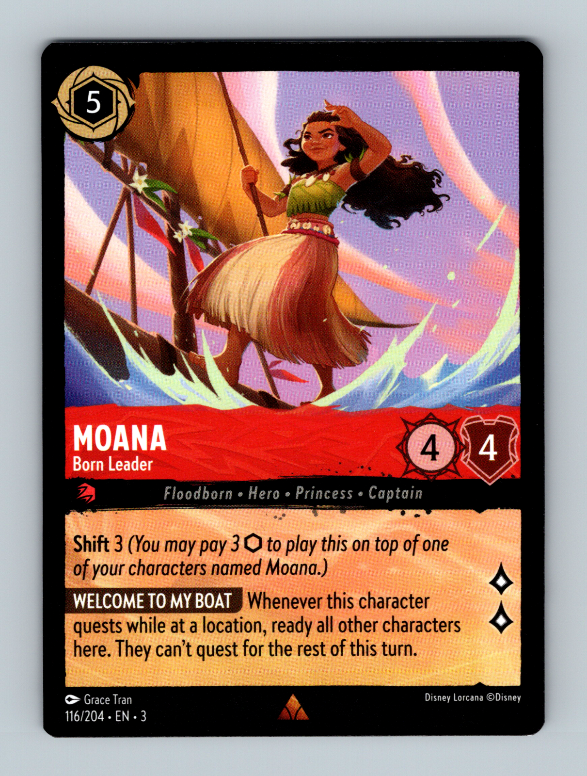 ロルカナ　マウイ　エンチャンテッド　3枚 ロルカナ マウイ エンチャンテッド LORCANA Maui - Hero to All
