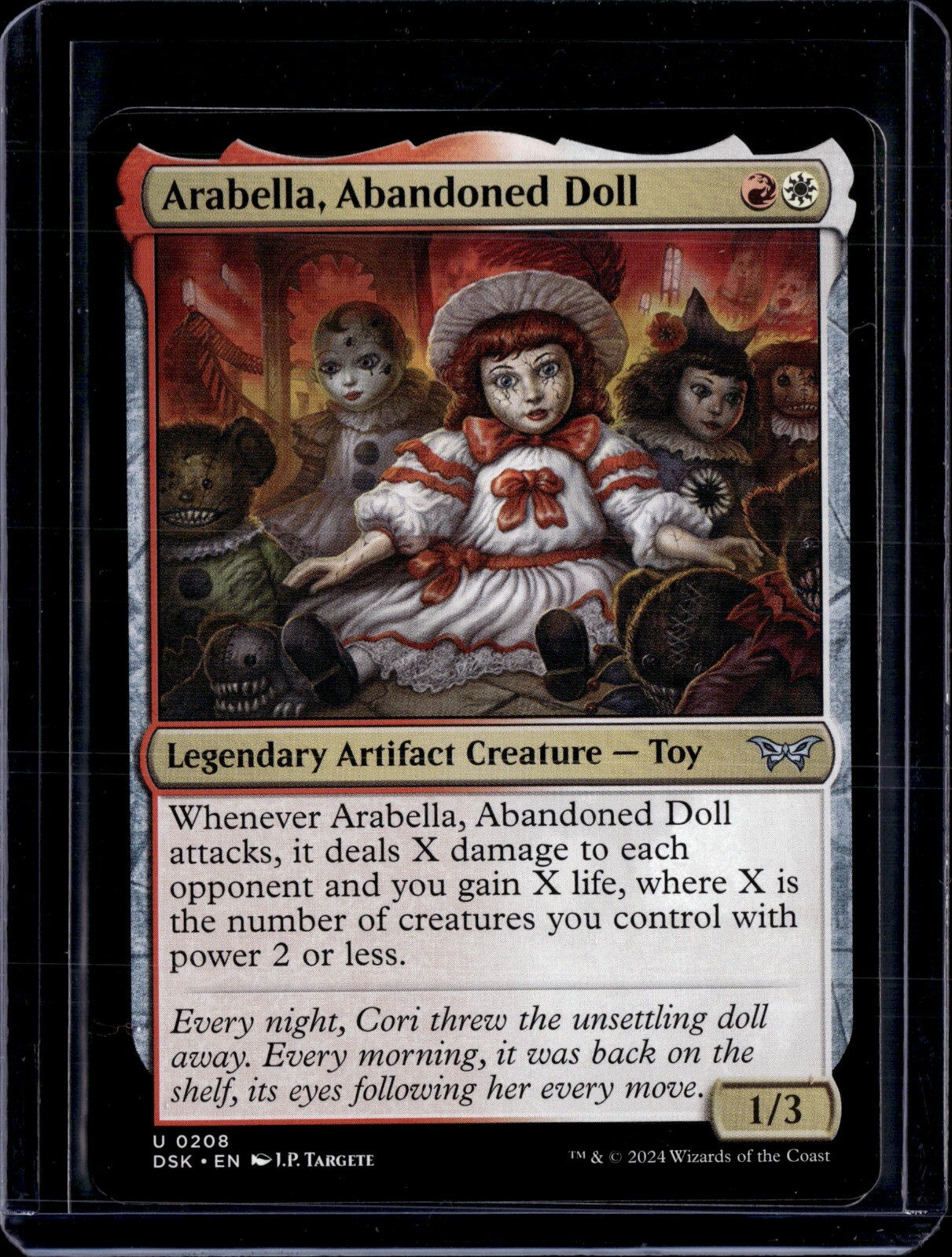 Arabella, Abandoned Doll - 208 - DSK - NM - MTG Magic the