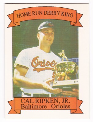 1992 Savannah Sports Cal Ripken Jr 1991 Home Run Derby King Promo Oddball RARE