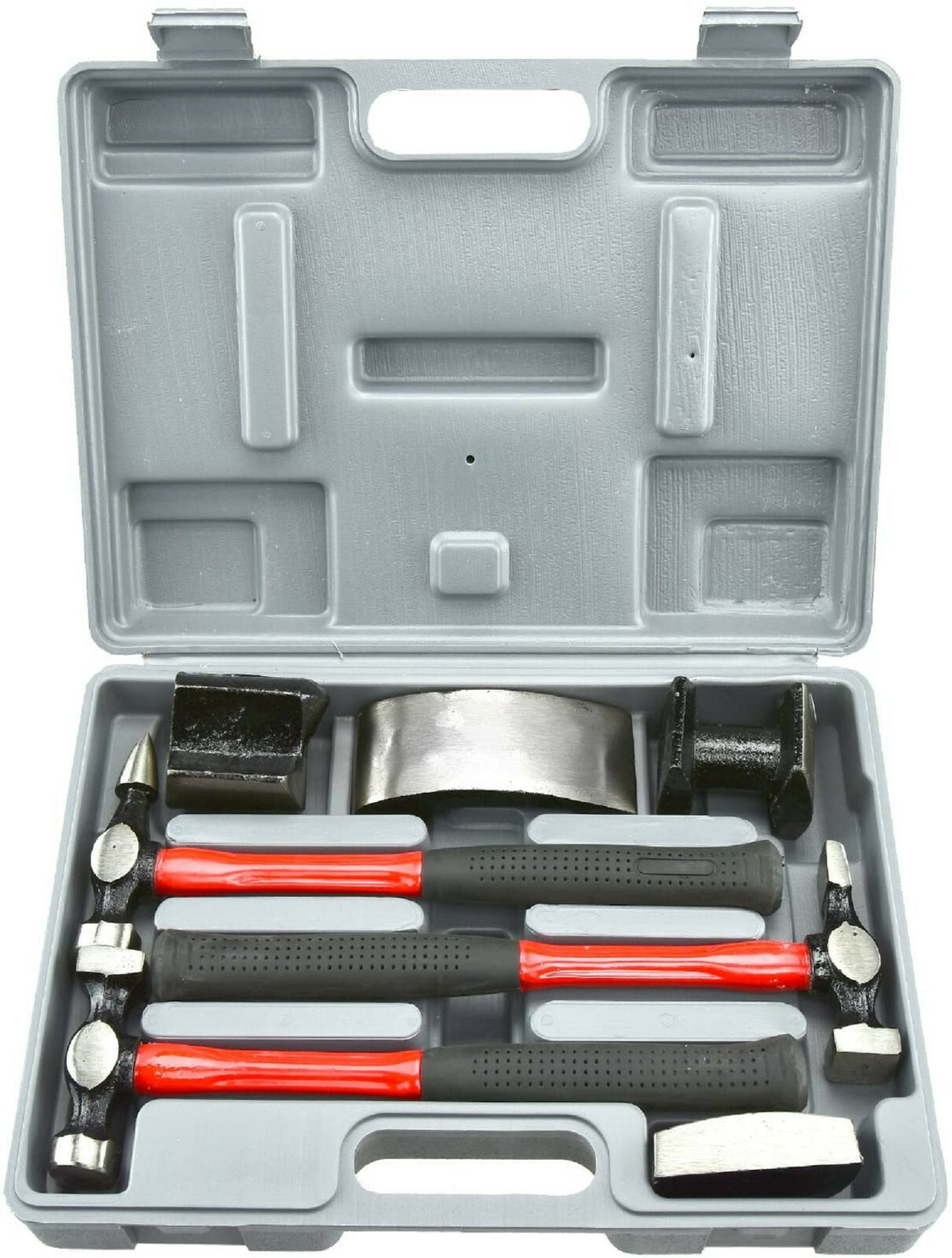 Neiko 20709a Heavy Duty Auto Body Hammer And Dolly Set, 7 Piece