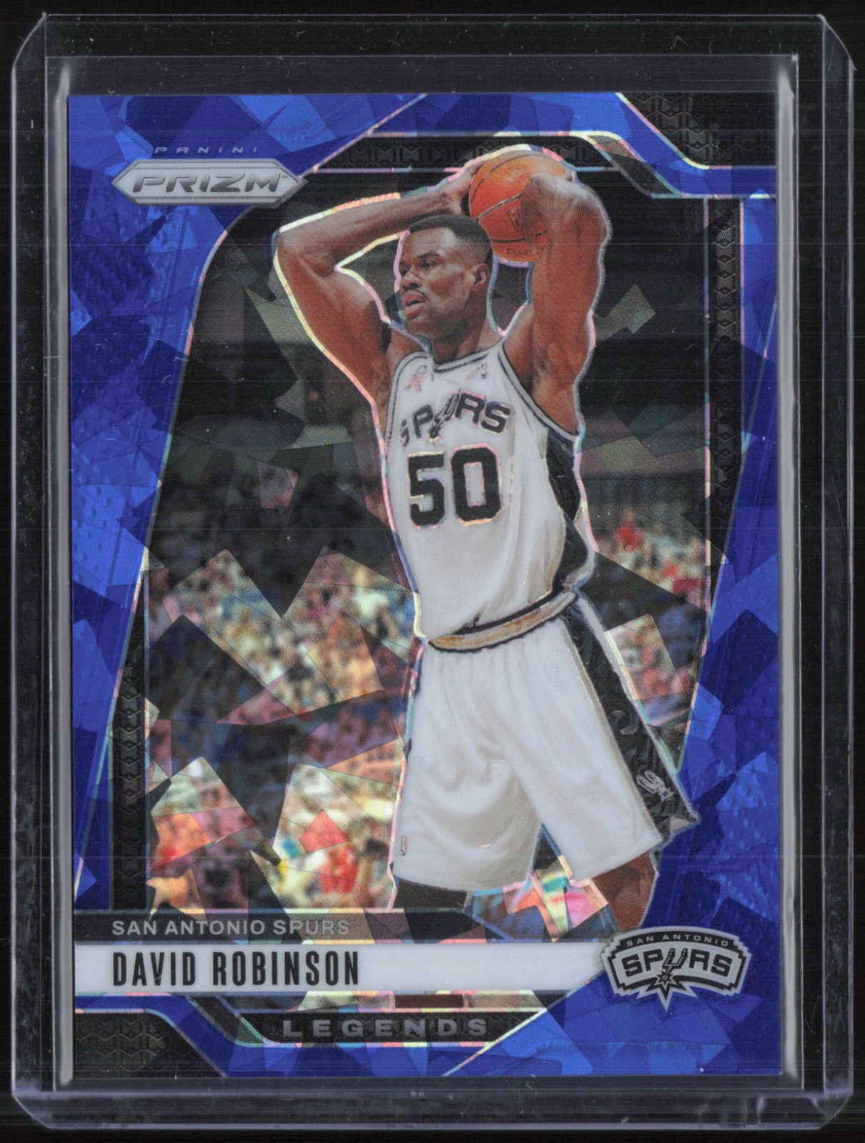 20245 Panini Prizm Legends Blue Ice #288 David Robinson 119/125