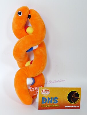 Giant Microbes Riesenmikroben genetischer Code DNS Plüsch ,  25 cm