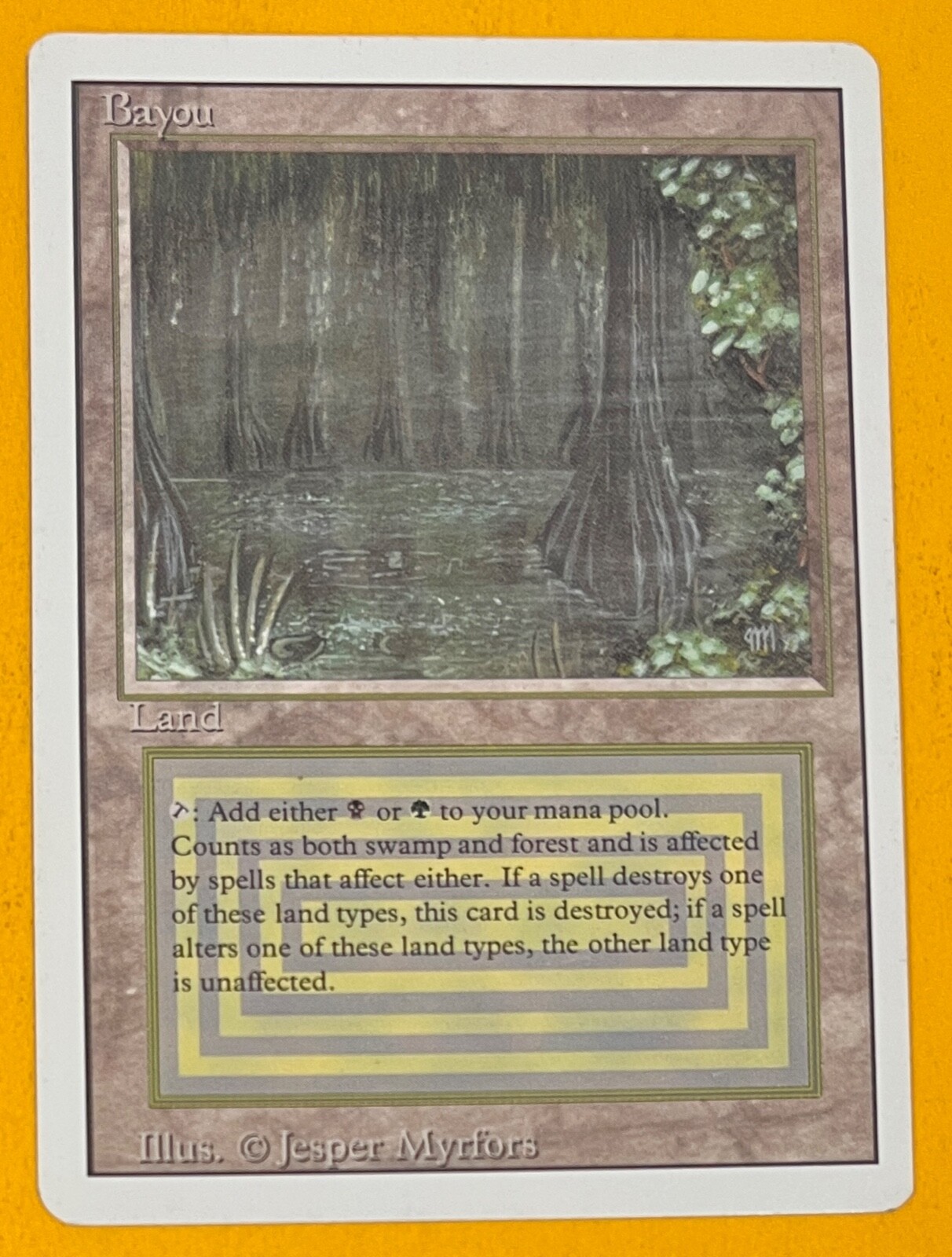 MTG BAYOU Revised (OldManMTG 007-478) | eBay
