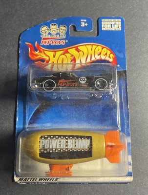2000 Hot Wheels PEP BOYS 1963 CORVETTE STINGRAY/210 BLIMP Combo NOC