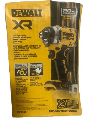 NEW DEWALT 20V MAX XR Cordless Impact Driver (Tool Only)