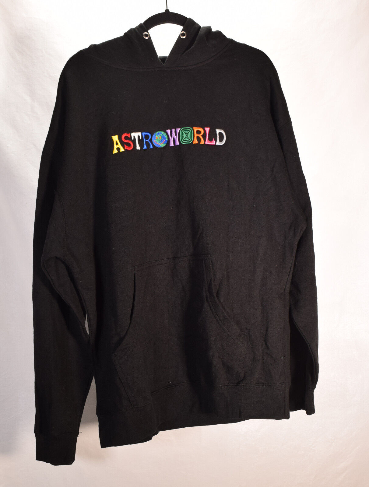 Travis Scott Astroworld Logo Hoodie Black XL No String | eBay Travis Scott Astroworld Logo Hoodie Black XL No String | eBay