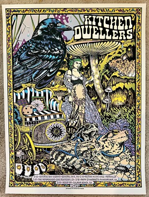 Kitchen Dwellers Poster Winter Tour 2023 Caitlin Mattisson