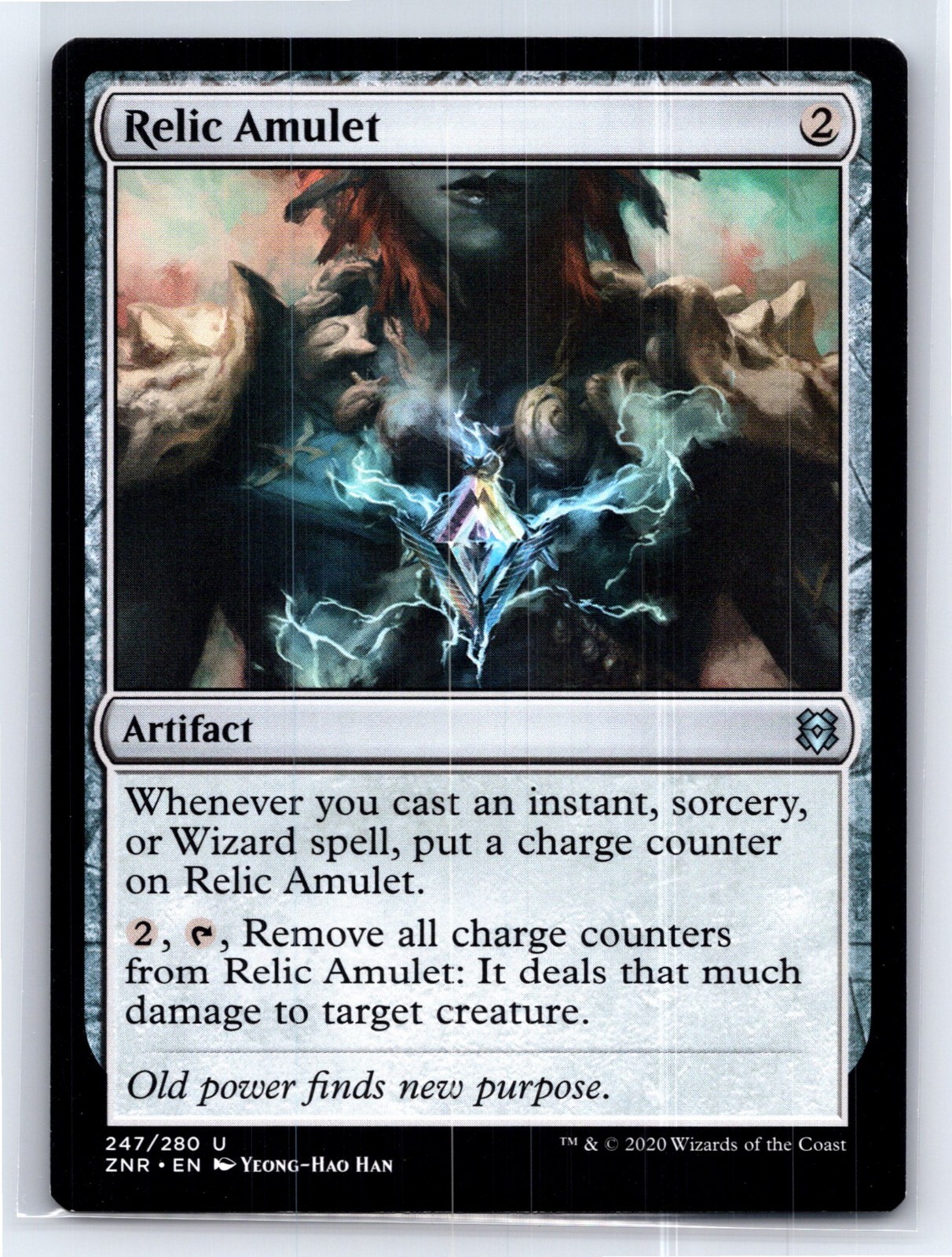 2020 MTG Zendikar Rising Uncommon Relic Amulet 247/280 NM | eBay