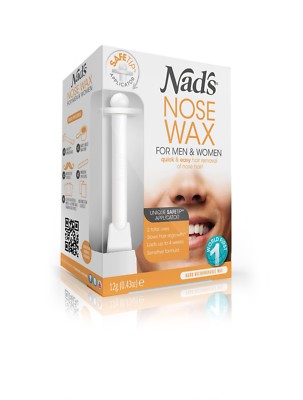 Nad's Unisex Nose Wax For Men & Women Hair Removal Set, 0.42 Oz (12G)