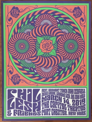 2019 Phil Lesh & Friends Port Chester Silkscreen Concert