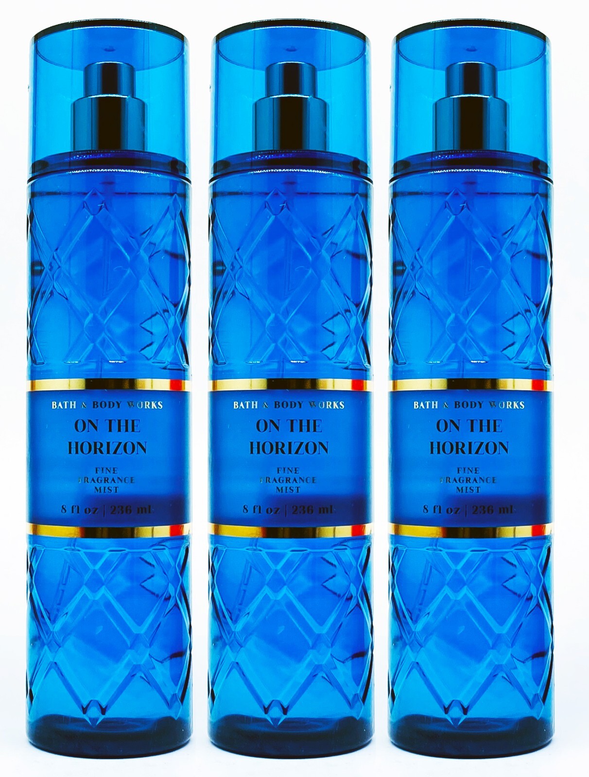 3 Bath & Body Works ON THE HORIZON Fine Fragrance Mist Body