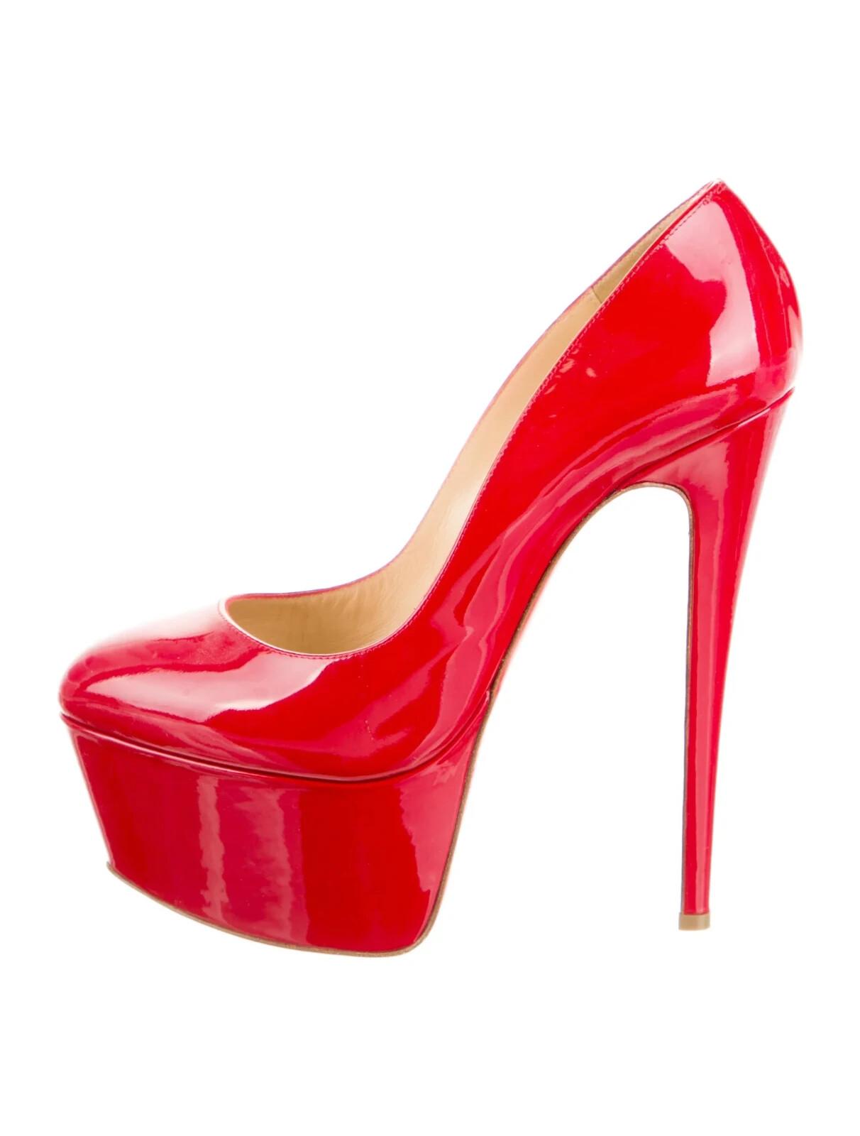 CHRISTIAN LOUBOUTIN Victoria 160mm Red Patent Pumps Size 8.5