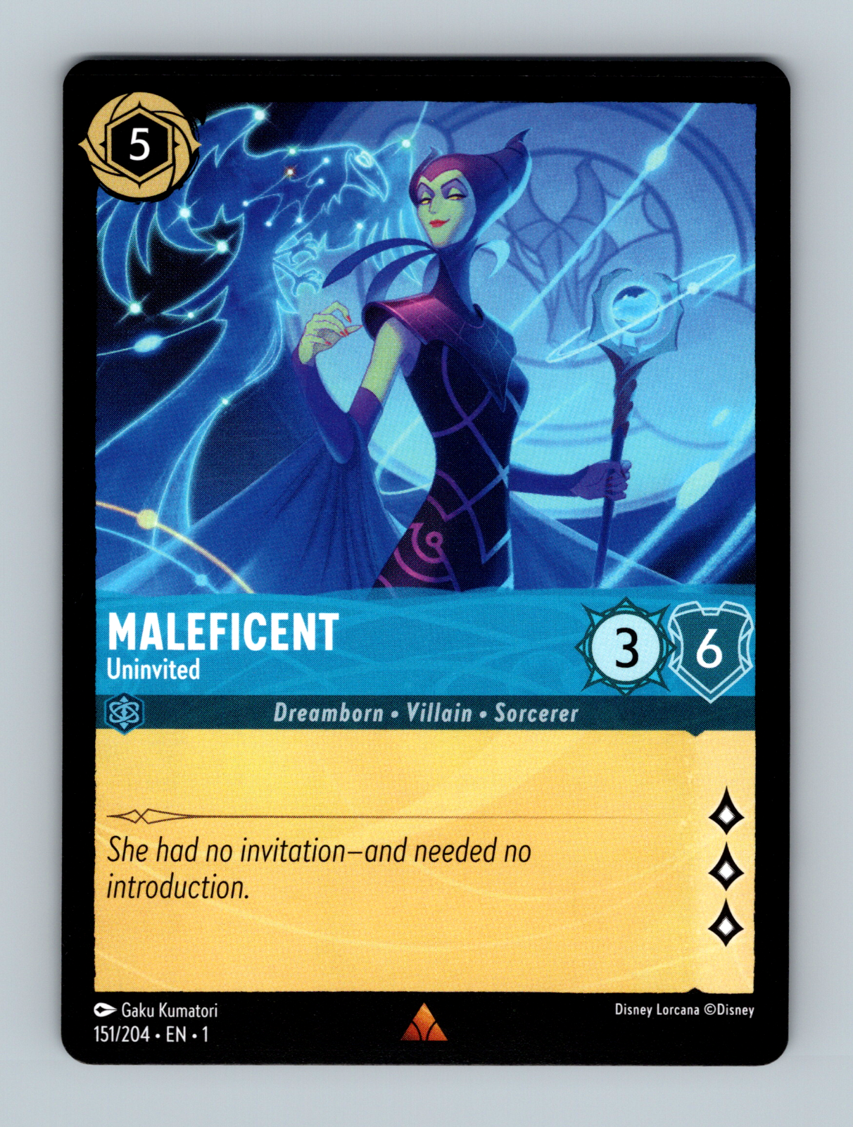lorcana maleficent psa8 ロルカナ マレフィセント D23 Maleficent - Monstrous Dragon - D23 Expo 5/P1 » Disney