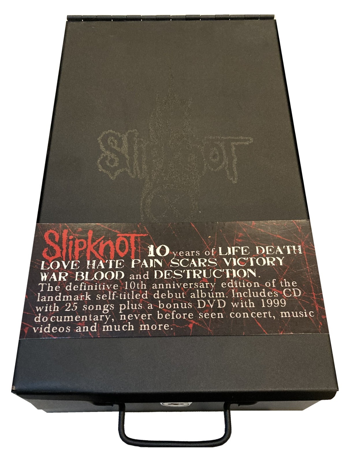 Slipknot 10th Anniversary Special Edition CD Lockbox Slipknot 10th Anniversary Special Edition CD Lockbox