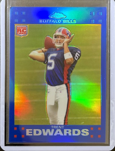 t*u様 EDWARDS Trent Edwards - 2007 Topps Chrome Football - Blue Refractor