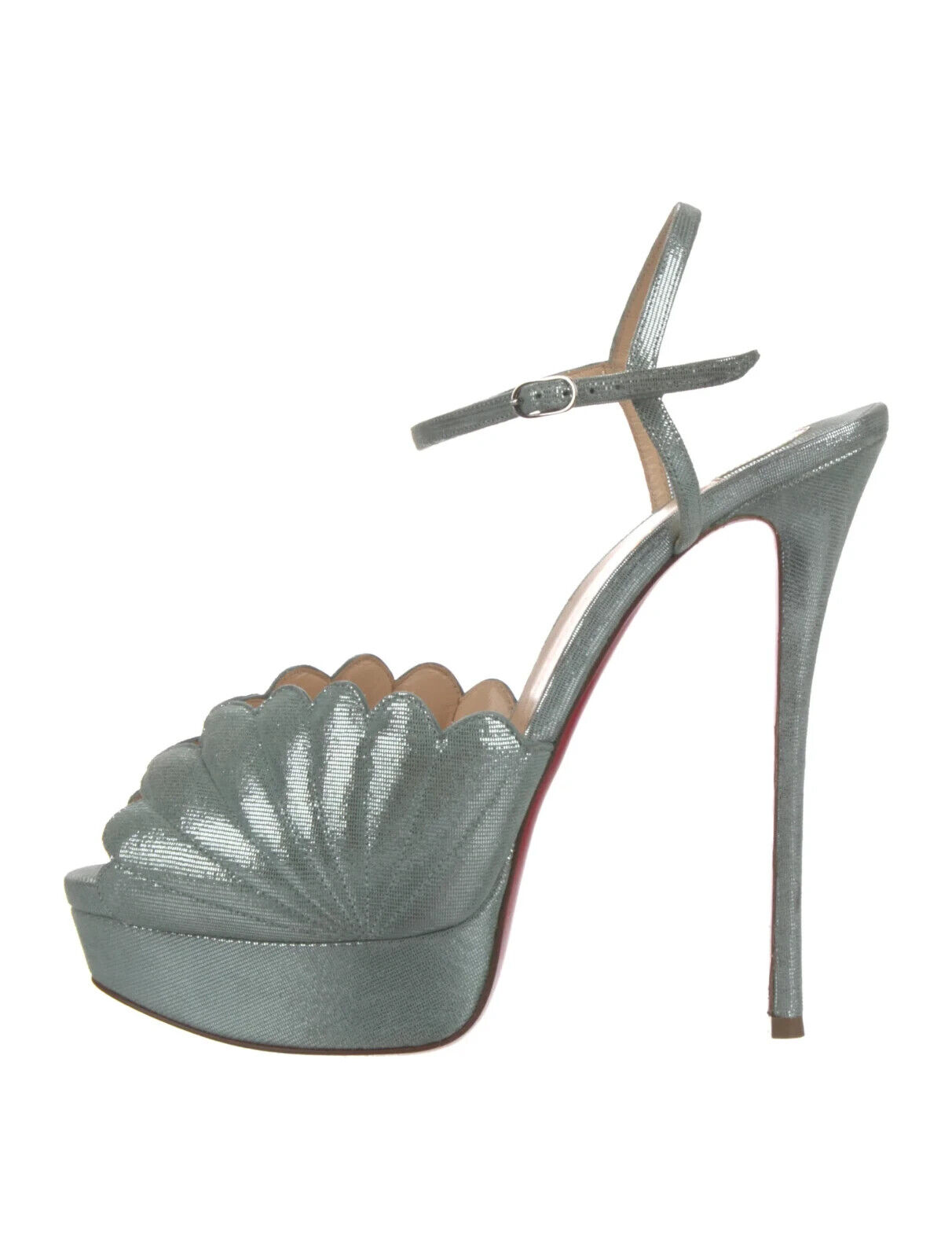 CHRISTIAN LOUBOUTIN Green/Metallic Botticella Alta 150 CHRISTIAN LOUBOUTIN Green/Metallic Botticella Alta 150