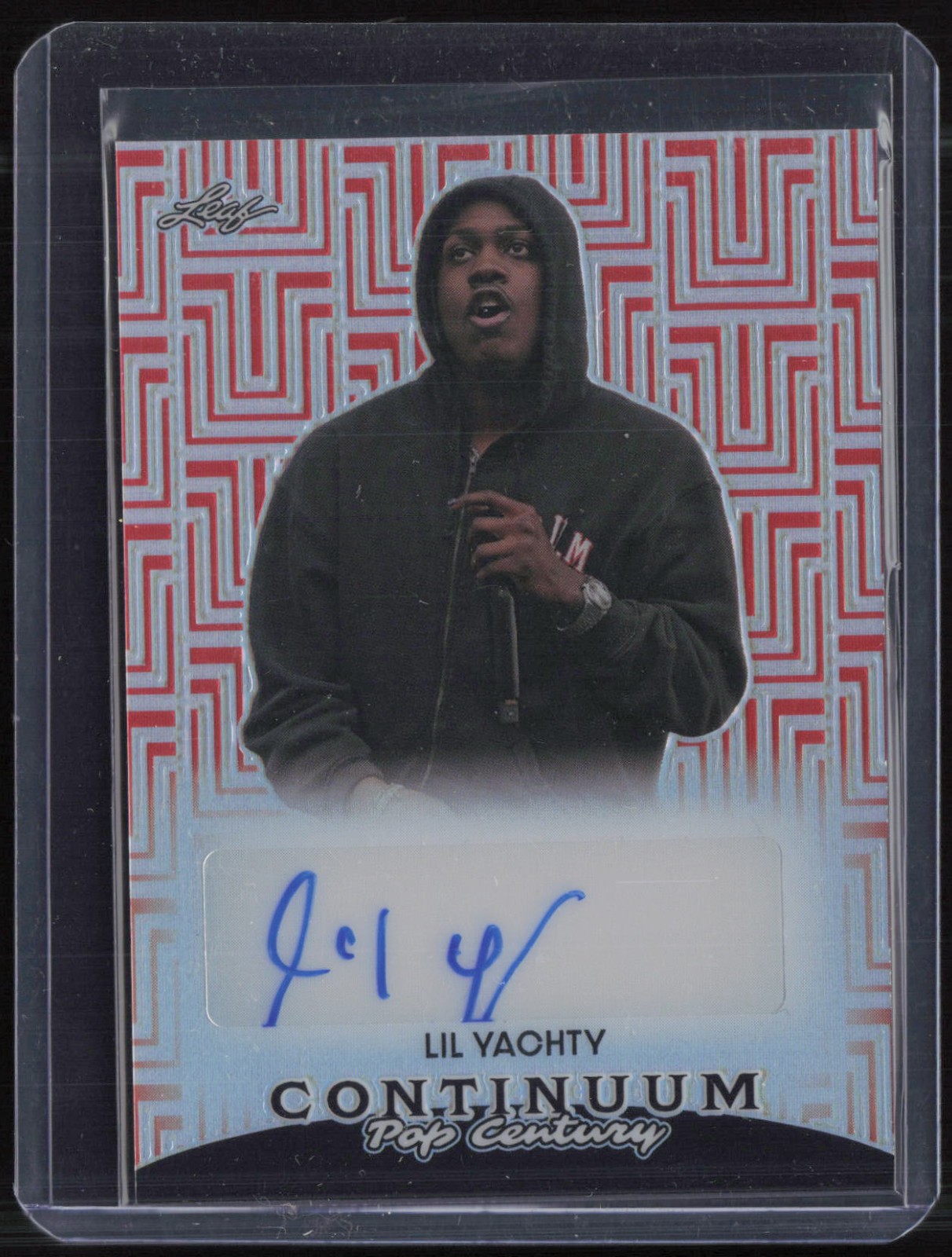 2023 Leaf Pop Century Continuum Red Lil Yachty 29/49 Auto Autograph