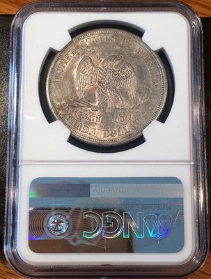 1874-S Trade Dollar - NGC Uncirculated Details - High Quality Scans #3006