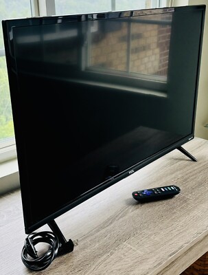 LN TCL 32 inch Roku Smart LED HDTV 1080p HDMI USB Monitor WiFi Flat Screen TV
