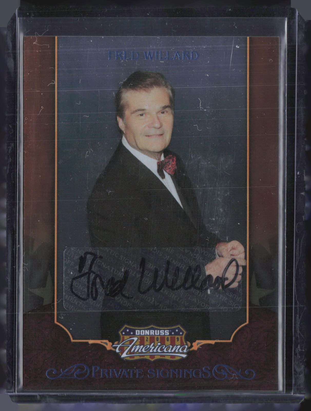 2009 Donruss Americana Private Signings #32 Fred Willard 229/466 Auto Autograph