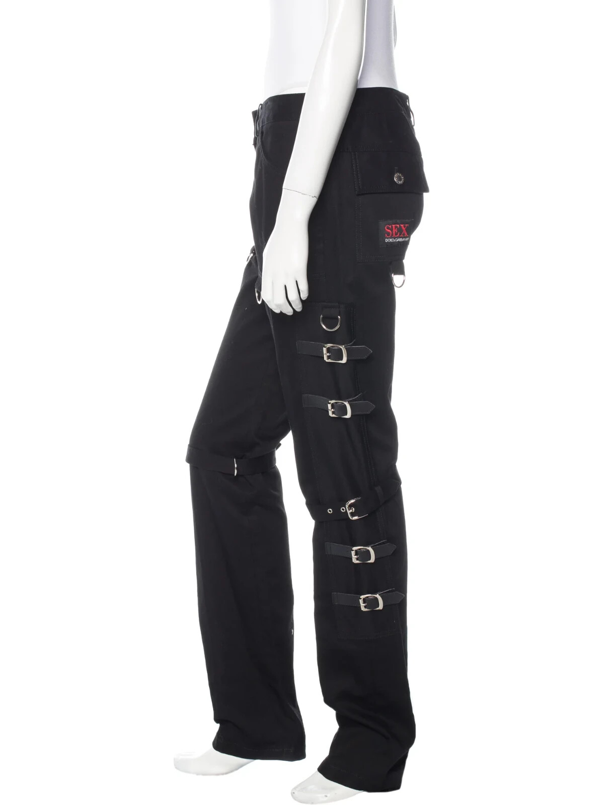 Vintage DOLCE & GABBANA D&G Pants Skinny Trousers Bondage Vintage DOLCE & GABBANA D&G Pants Skinny Trousers Bondage
