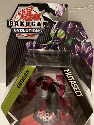 Bakugan Evolutions Geogan STINGZER Action Figure w Ability & Gate Cards (C-4)